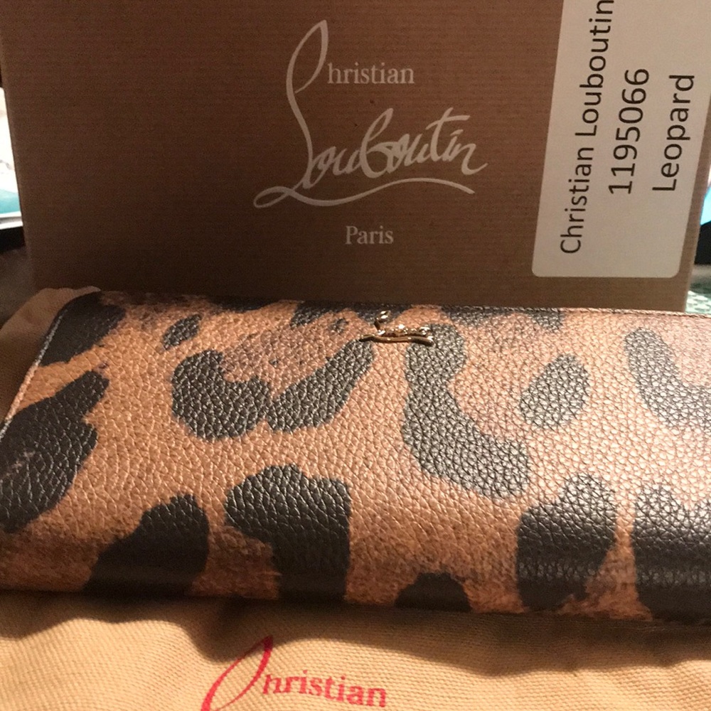 Christian Louboutin leopard wallet BRAND NEW!!!!!